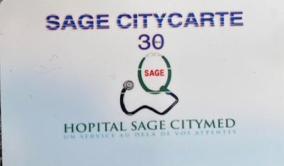 SAGE CITYCARTE 30 ans (100 USD, une seule, valable pour une seule pers, activee une sem apres achat)